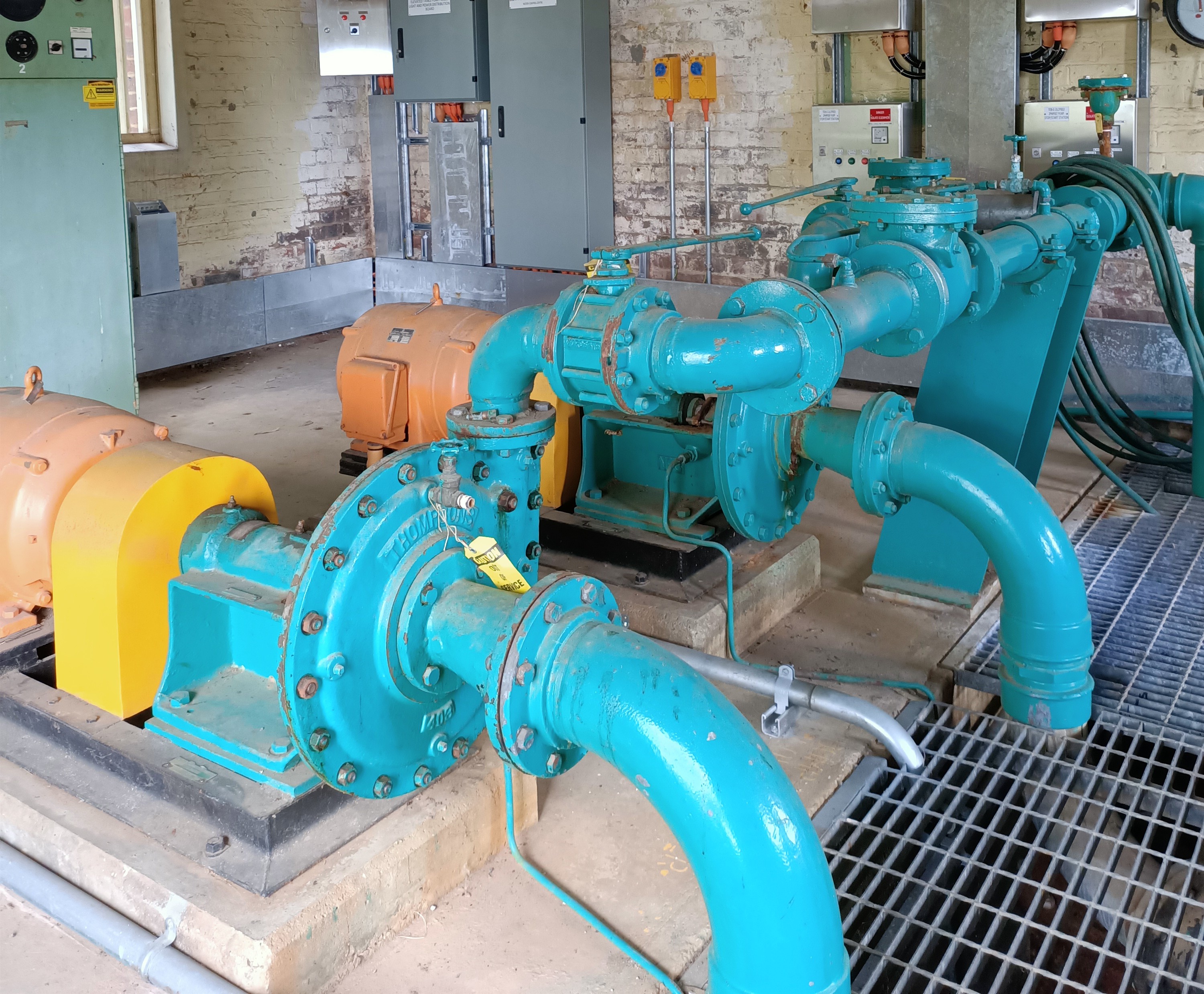 Control Panels in Pumping Station